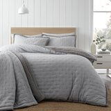 Catherine Lansfield Siva posteljina za bračni krevet od sherpa flisa 200x200 cm Cosy Nori – | shoptok.hr