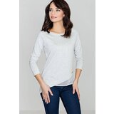 Lenitif Asymmetrical blouse gray | shoptok.hr