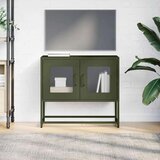 vidaXL TV ormarić maslinasto zeleni 68x39x60,5 cm hladno valjani čelik | shoptok.hr