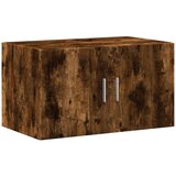 vidaXL Stenska omarica dimljeni hrast 70x42,5x40 cm inženirski les | Shoptok.si
