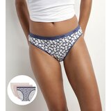 DIM LES POCKETS COTTON SLIP 3x - Women's cotton panties 3 pcs - light pink - white - blue | shoptok.hr
