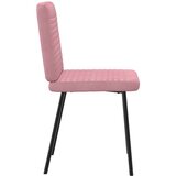  Jedilni stoli 2 kosa roza žamet, (21822675) | Shoptok.si