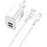 BZ Polnilnik Qcharx Apolo 2,4 A 12 W 2 vhoda USB + kabel USB v tip C, bel, (21580736) Cene