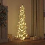  Božićno drvce s 100 LED svjetlima Topla bijela 120 cm PET | shoptok.hr