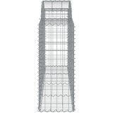  Gabionska košara s lukom 200x50x100/120 cm pocinčano željezo | shoptok.hr