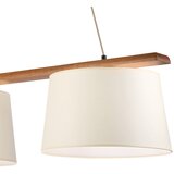 Luster na sajli AIDA 2xE27/15W/230V prečnik 35 cm hrast/krem | Eponuda.com