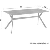 Premium Living Jedilna Miza Jakob, Ca. 180 X 90 Cm | Shoptok.si