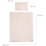 Roba Bež otroška posteljnina za otroško posteljico iz mešanice bombaža 100x135 cm Frosty Almond – | Shoptok.si