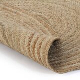  Ukrasni pleteni tepih od jute 120 cm okrugli | shoptok.hr