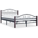  Za krevet crni metalni 120 x 200 cm Cijene