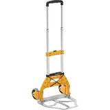 eurokraft basic aluminijast voziček za prevoz vreč, zložljiv, slimline 50, s kolesi, odpornimi proti predrtju, od 1 kosa | Shoptok.si
