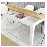 Hanah home trpezarijski sto milan 896 white hrast | ePonuda.com