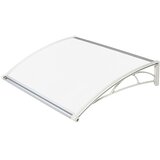 Nadstrešnica Za Vrata 82x120cm Bela Baza Ploča Opal 6mm | Eponuda.com