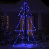 vidaXL stožasto božićno drvce 300 LED unutarnje i vanjsko 120 x 220 cm Cijene