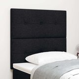  vzglavje z gumbi, črno, 80 cm, iz blaga, (22051609) | Shoptok.si