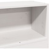  Krevet s regalom za knjige bez madraca bijeli 75x190 cm od drva | shoptok.hr