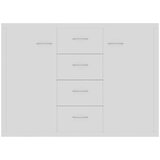  Komoda bela 88x30x65 cm iverna plošča, (20656186) | Shoptok.si