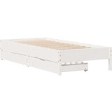vidaXL Okvir kreveta bez madraca bijeli 100x200 cm konstruirano drvo | shoptok.hr