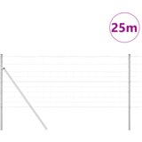 vidaXL ograda na polju 1x25 m Pocinkano jeklo | Shoptok.si