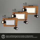 BRILO LED stropna svetiljka LED/12W/230V + 2xGU10/9W 3000K | Eponuda.com