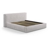 Micadoni Bež oblazinjena zakonska postelja s prostorom za shranjevanje z letvenim dnom 160x200 cm Simon Olivia – | Shoptok.si