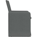  Trpezarijske stolice 2 pcs Tamno siva 57 x 67 x 95 cm tkanina | shoptok.hr