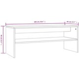  Stolić za kavu boja hrasta 100x40x40 cm od konstruiranog drva | Eponuda.com