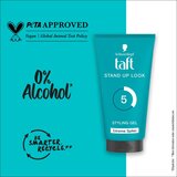 Schwarzkopf Taft Stand Up Look Styling Gel gel za lase močna fiksacija 150 ml za moške | Shoptok.si