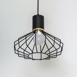  Visilica na sajli SOLANO 1xE27/15W/230V crna/zlatna | Eponuda.com