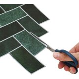  Pločica riblja kost 20 pcs Tamnozelena 30 x 30 cm | shoptok.hr