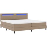  Krevet s opruga kutije s madracem Boja cappuccina 200 x 200 cm | shoptok.hr
