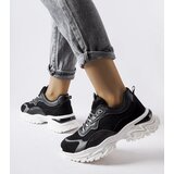 Gemre Black sneakers with visible tread Rosita | Shoptok.si