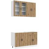  Kuhinjska jedinica PORTO 4 pcs Hrast artisan Konstruirano drvo | shoptok.hr