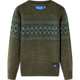  Dječji džemper pleteni kaki 92 | shoptok.hr