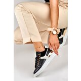 primohurt Biało-czarne sneakersy damskie na platformie Eliza | Shoptok.si