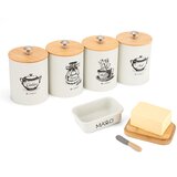 ELITEHOFF SET 4 KUHINJSKIH POSOD IN POSODA ZA MASLO E-6056, (21400358) | Shoptok.si