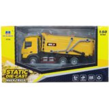  Metalni tovornjak za smeti za igro Huina 1:50 - rumena | Shoptok.si