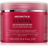 Medavita LUXVIVA Post Color Acidifying Mask maska za tretman obojene kose 500 ml | shoptok.hr