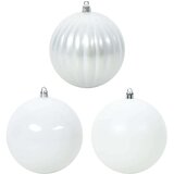 vidaXL Set božičnih okraskov 4 pcs Bela | Shoptok.si
