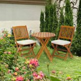  3-dijelni set garniture ne namještaja s okruglim stolom - bež | shoptok.hr