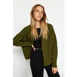 Trendyol Cardigan - Green - Oversize Cene