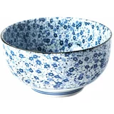 MIJ plavo-bijela keramička zdjela za udon daisy, ø 16 cm