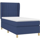  S oprugama i madracem plavi 90 x 200 cm od tkanine | shoptok.hr