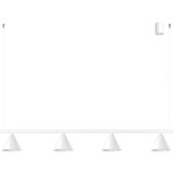 Sollux Lighting Lestenec NOX 4L bela, (5000285187) Cene