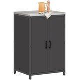 Kuhinjsko skladištenje HATTEM Crna 60 x 50 x 92 cm Čelik | Shoptok.si
