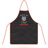 Bbq predpasnik za žar 61 x 75,5 cm črn Cene