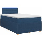  Boxspring krevet s madracem Plava 120 x 190 cm Tkanina | shoptok.hr