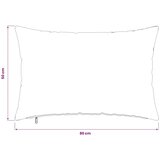  Presvlaka za jastuk 6 kom. HEERLEN Plava 50 x 80 cm - Osnovni Plava 6 | shoptok.hr