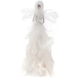 novogodišnja figura devojka snežna 15x35 cm
