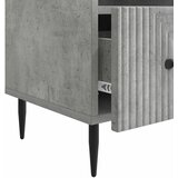 TV ormar Betonska siva 102 x 34,5 x 50 cm Konstruirano drvo | shoptok.hr